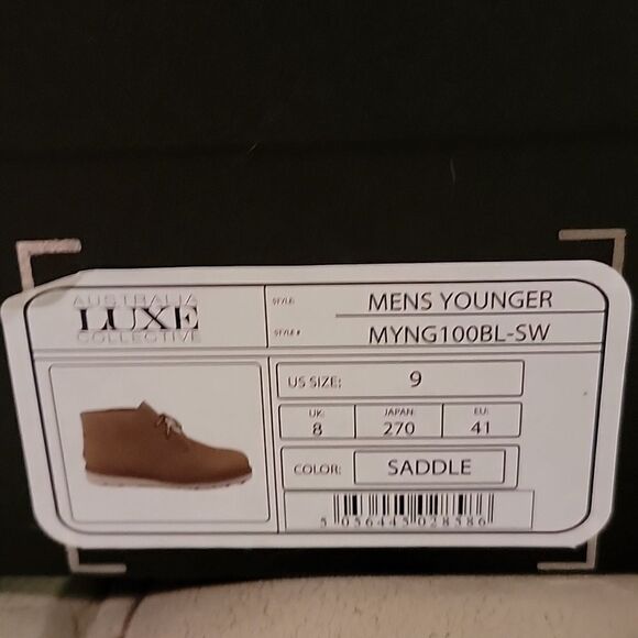 Australia Luxe Collective Men's Natural Younger Leather Boots Shearling - Picture 8 of 11